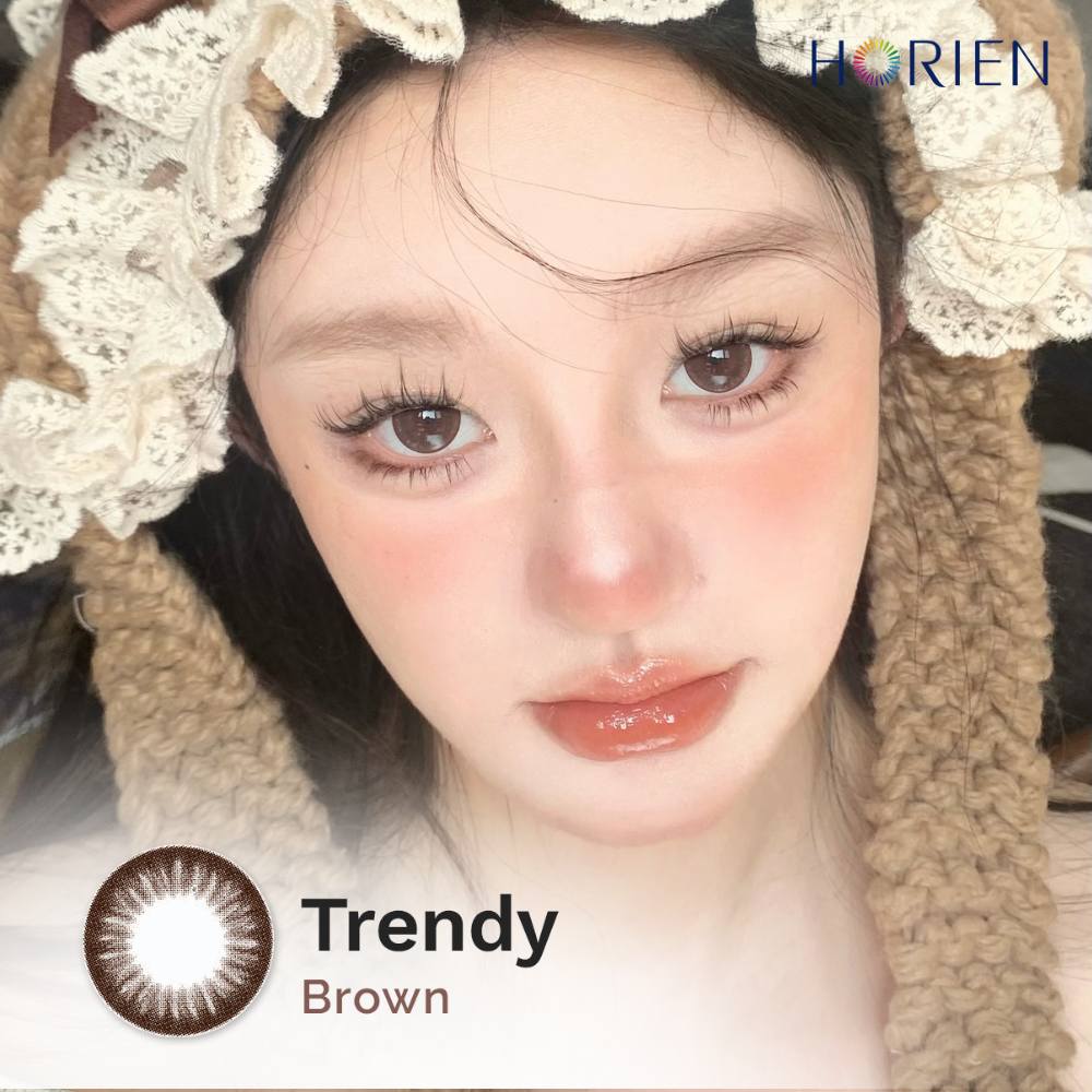 Trendy Brown-Eye Secret 38% Monthly Color Lens 2pcs (Eff dia:16mm)