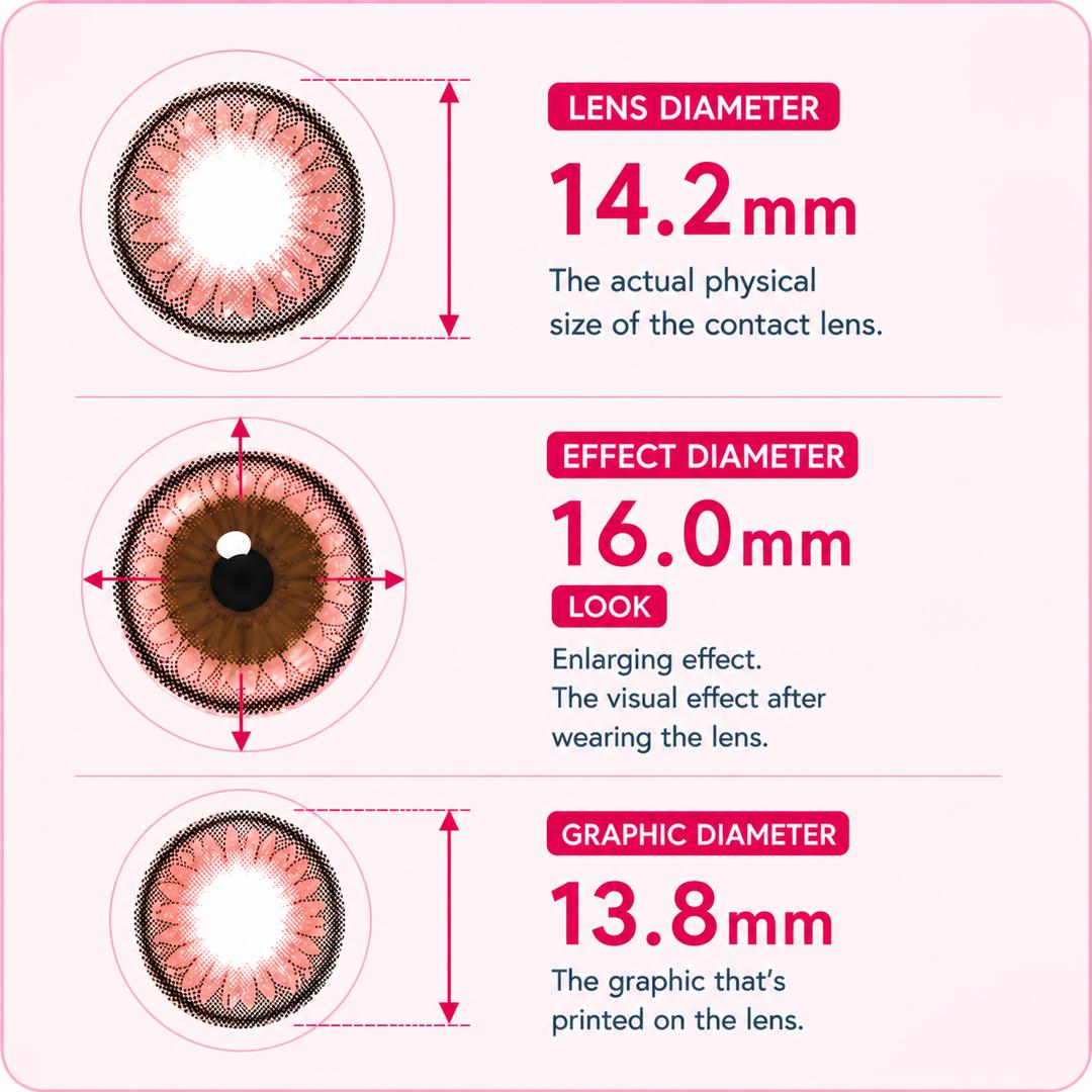 Cloud Choco-Givre Monthly Color Con 2pcs (Eff Dia:16mm)