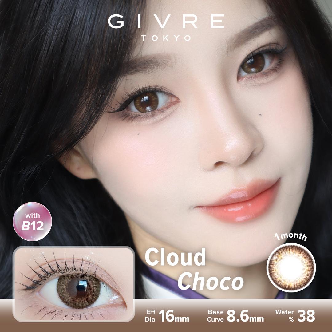 Cloud Choco-Givre Monthly Color Con 2pcs (Eff Dia:15mm)