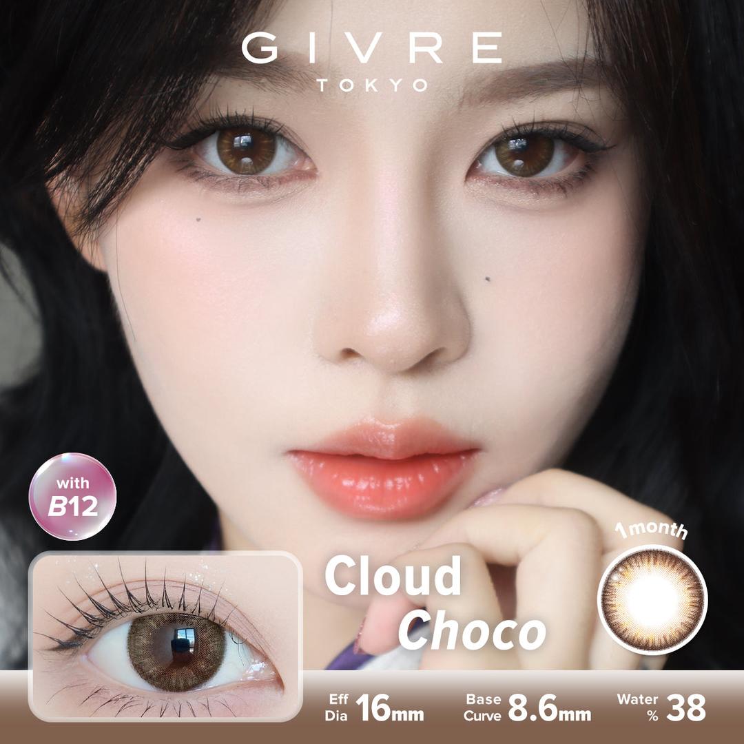 Cloud Choco-Givre Monthly Color Con 2pcs (Eff Dia:15mm)