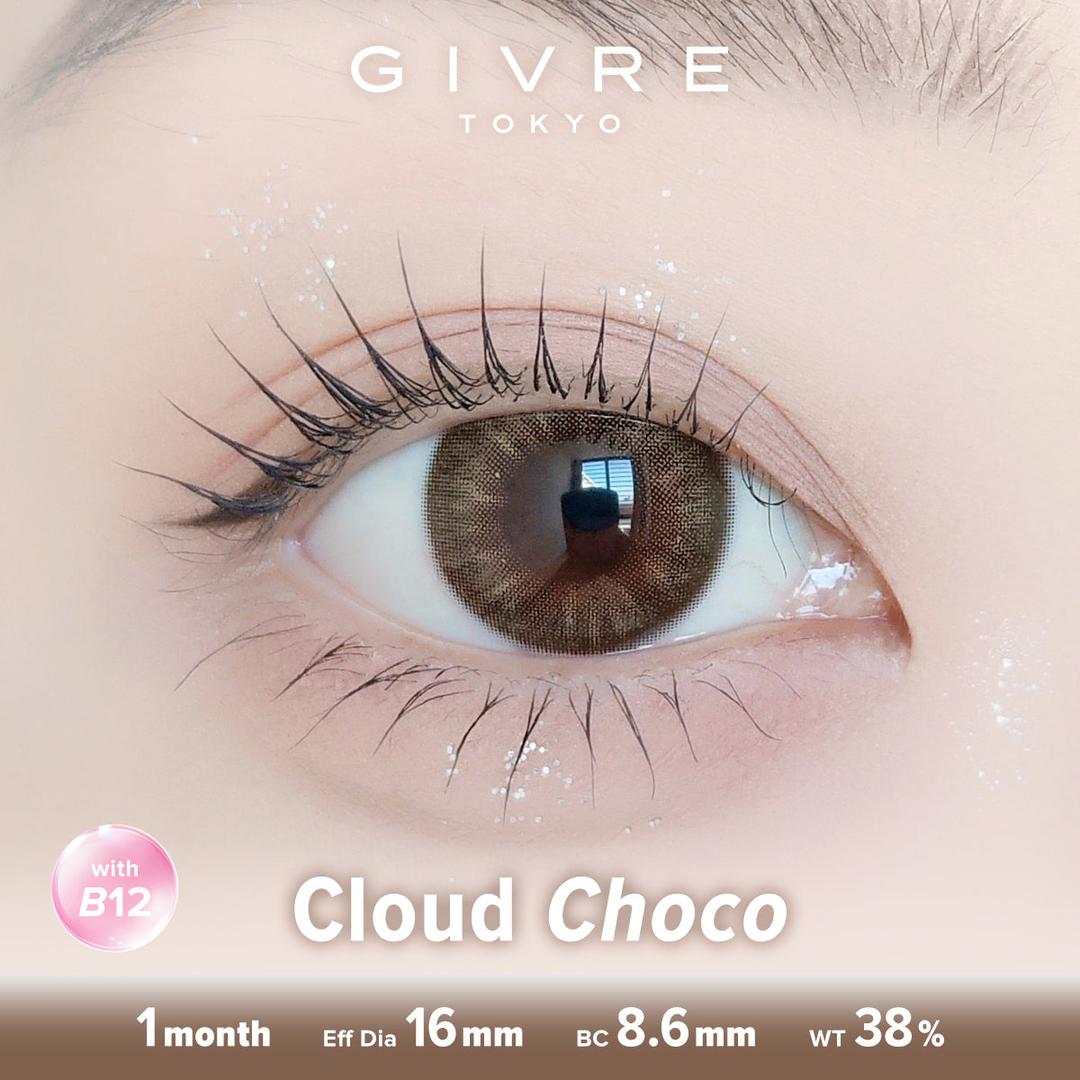 Cloud Choco-Givre Monthly Color Con 2pcs (Eff Dia:15mm)
