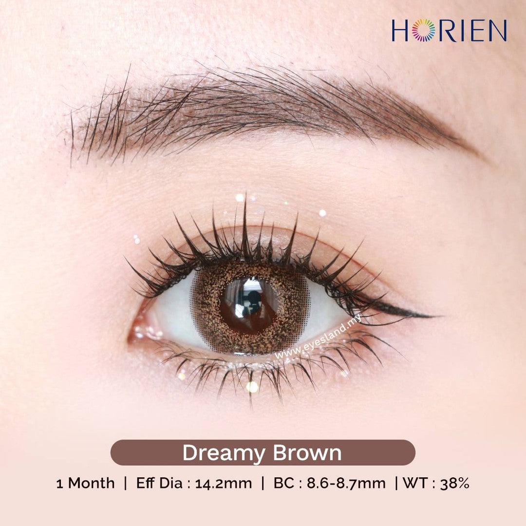Dreamy Brown-Eye Secret 38% Monthly Color Lens 2pcs (Eff dia:14.2mm)