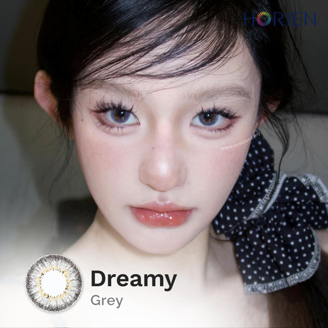 Dreamy Grey-Eye Secret 38% Monthly Color Lens 2pcs (Eff dia:14.2mm)