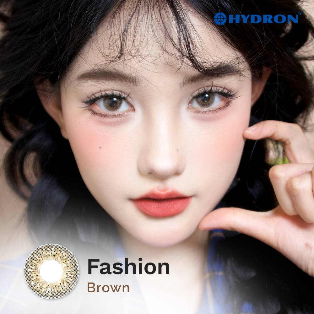 Fashion Brown-Star Shine 1 Day Color Contact Lenses 10pcs (Eff dia:14.5mm)