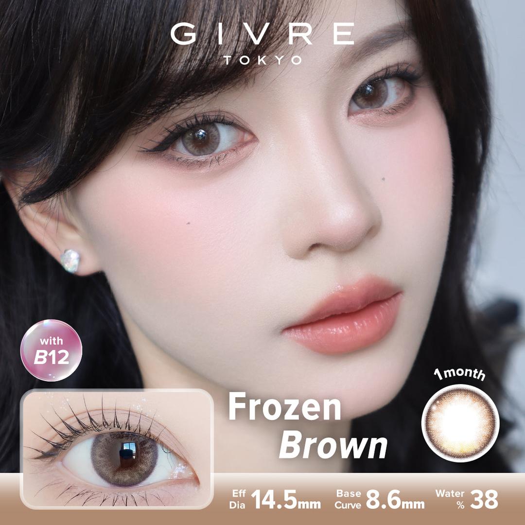 Frozen Brown-Givre Monthly Color Con 2pcs (Eff Dia:14.5mm)
