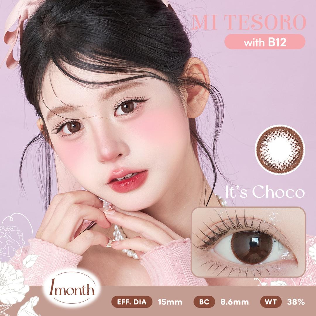 Its Choco -Mi Tesoro Monthly Color Con 2pcs (Eff dia:15mm)