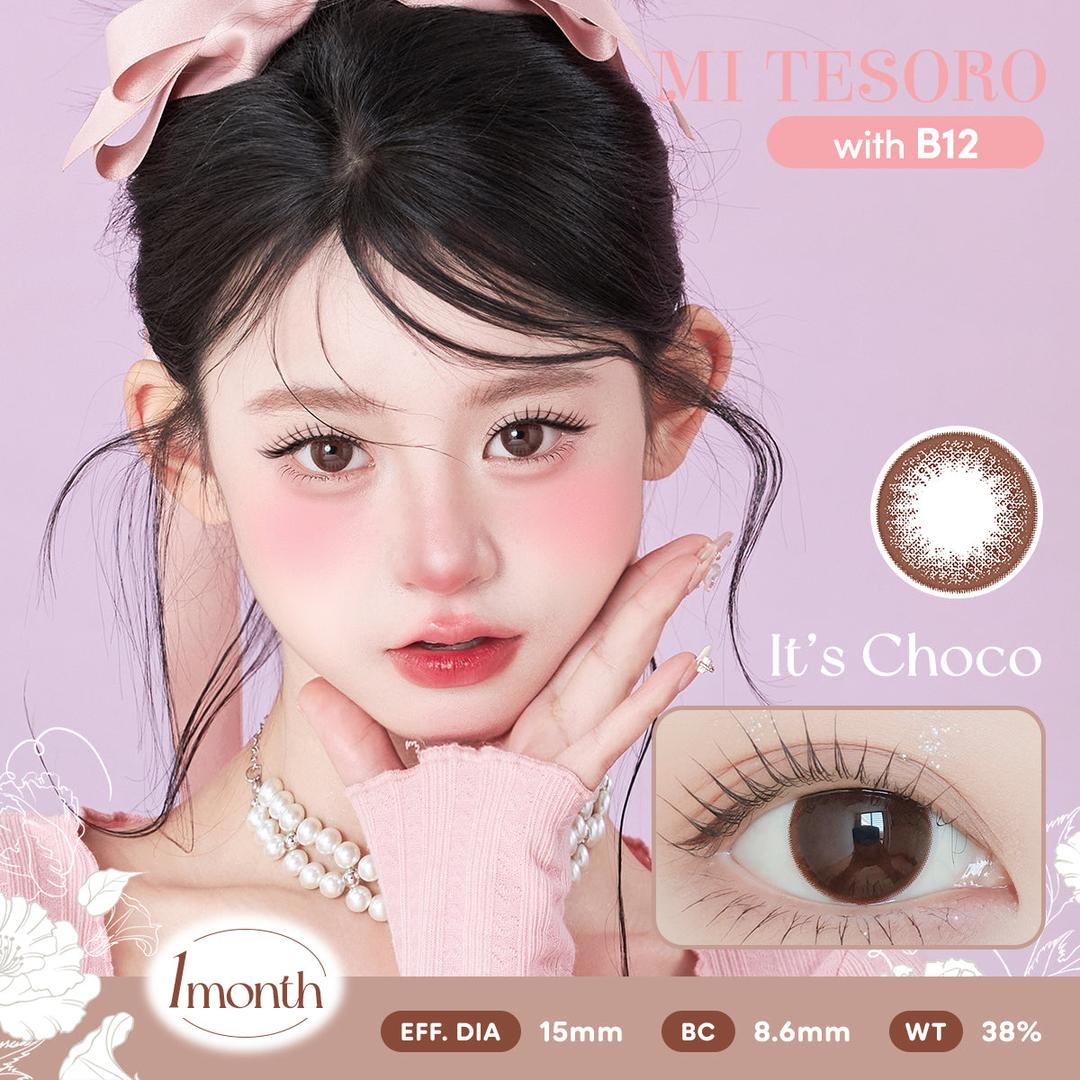 Its Choco -Mi Tesoro Monthly Color Con 2pcs (Eff dia:15mm)