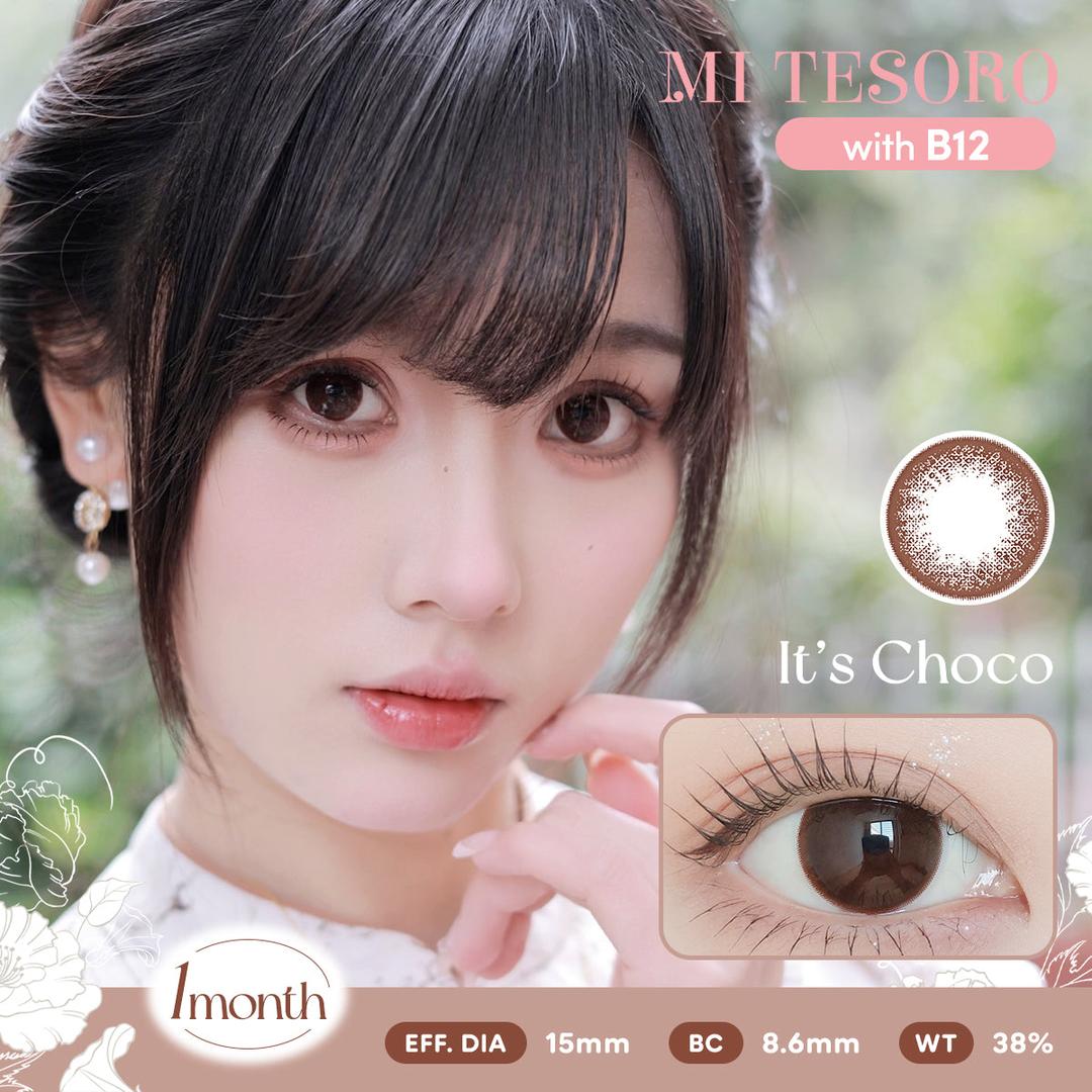 Its Choco -Mi Tesoro Monthly Color Con 2pcs (Eff dia:15mm)