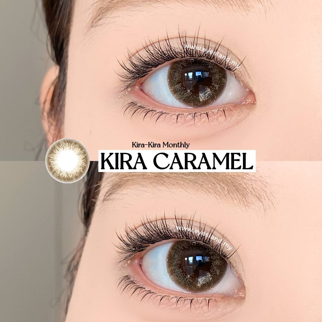 Kira Caramel-Kira-Kira Monthly Color Lens 2pcs (Eff dia:14.2mm)