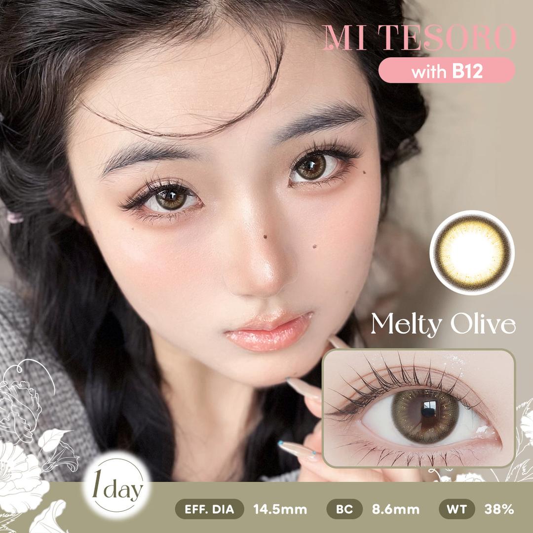 Melty Olive-Mi Tesoro 1 Day Color Con 10pcs (Eff dia:14.5mm)