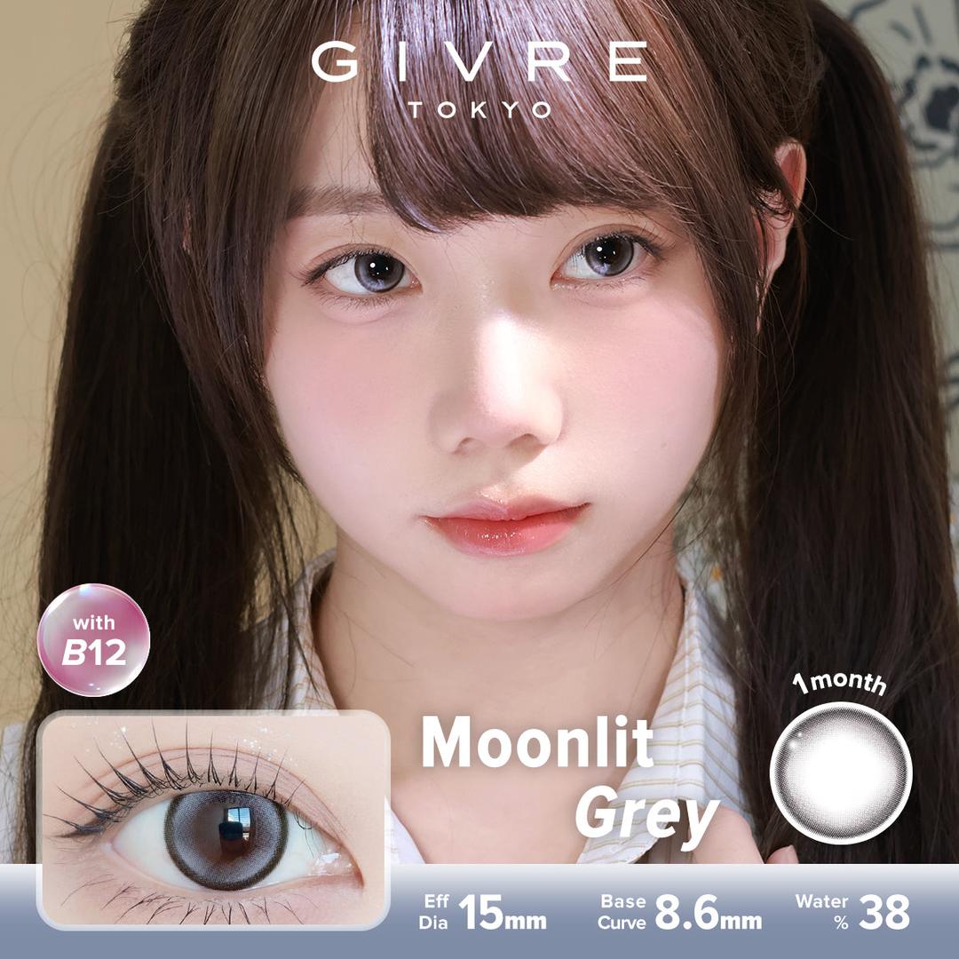 Moonlit Grey-Givre Monthly Color Con 2pcs (Eff Dia:15mm)