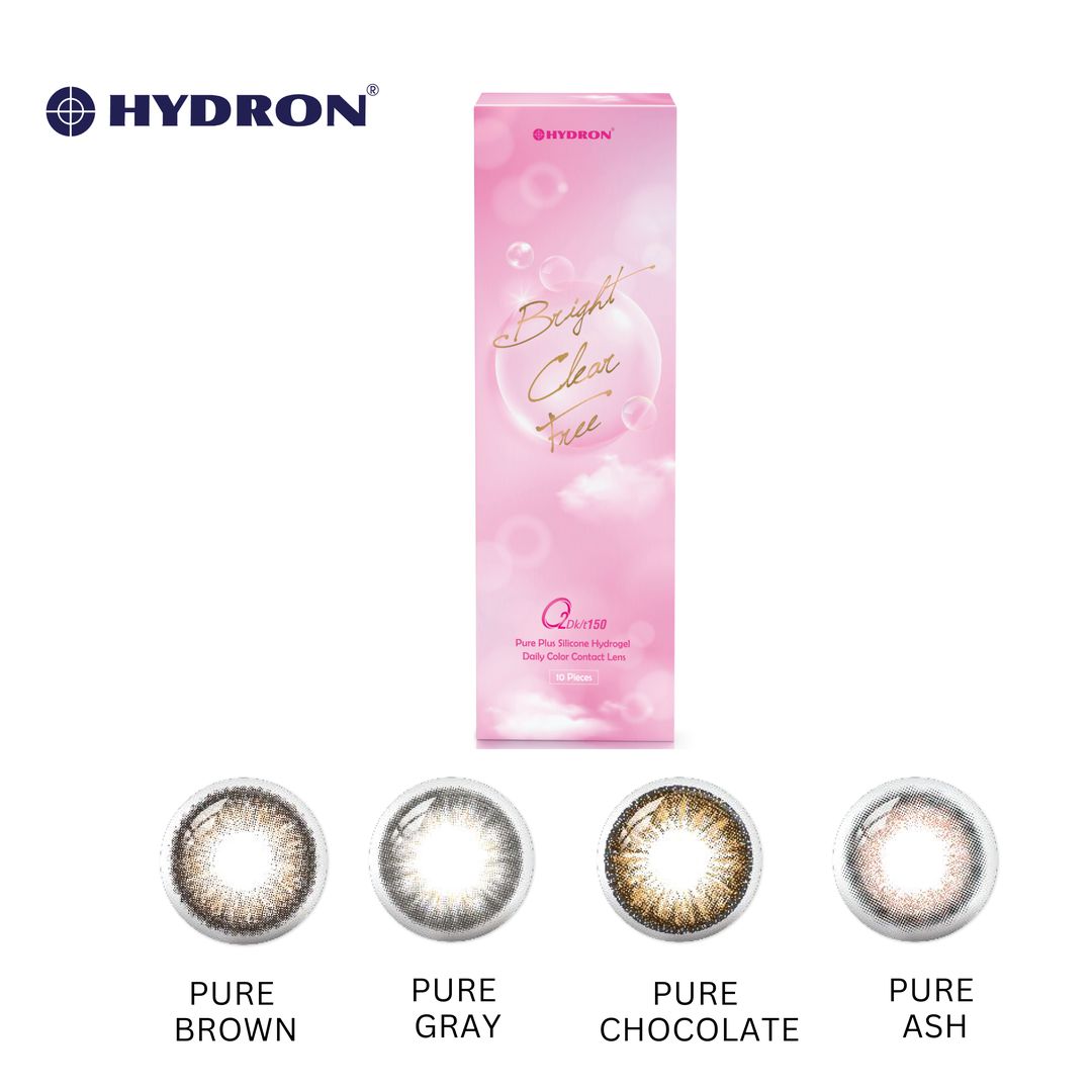 Pure Brown-Pure Plus Silicone Hydrogel 1 Day Color Contact Lens 10pcs (Eff dia:15mm)