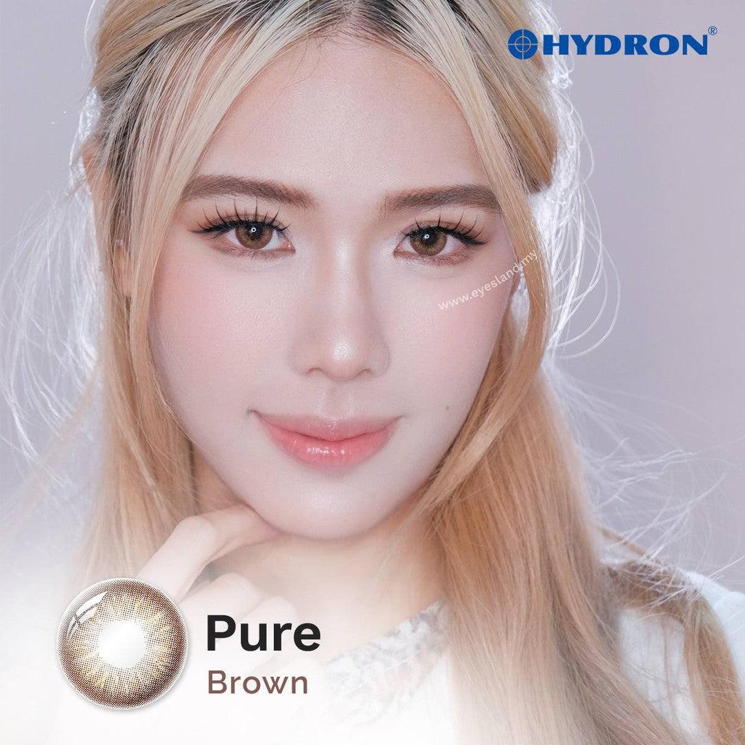 Pure Brown-Pure Plus Silicone Hydrogel 1 Day Color Contact Lens 10pcs (Eff dia:15mm)