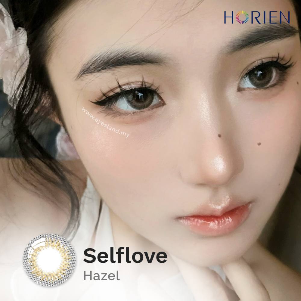 Selflove Hazel-Kira-Kira Monthly Color Lens 2pcs (Eff dia:14.5mm)