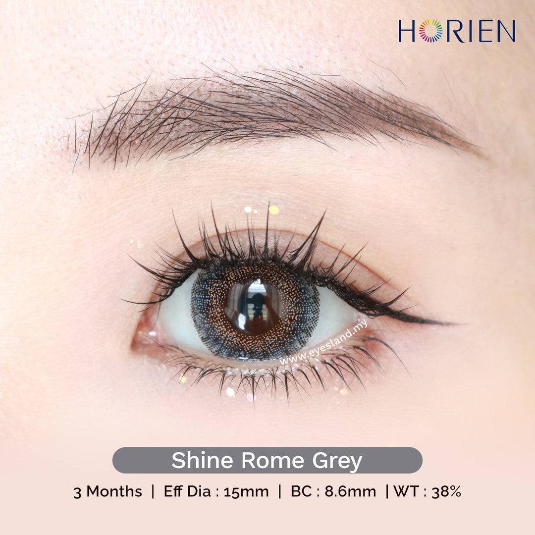 Shine Rome Grey-Eye Secret 38% 3 Month Color Lens 2pcs (Eff dia:15mm)