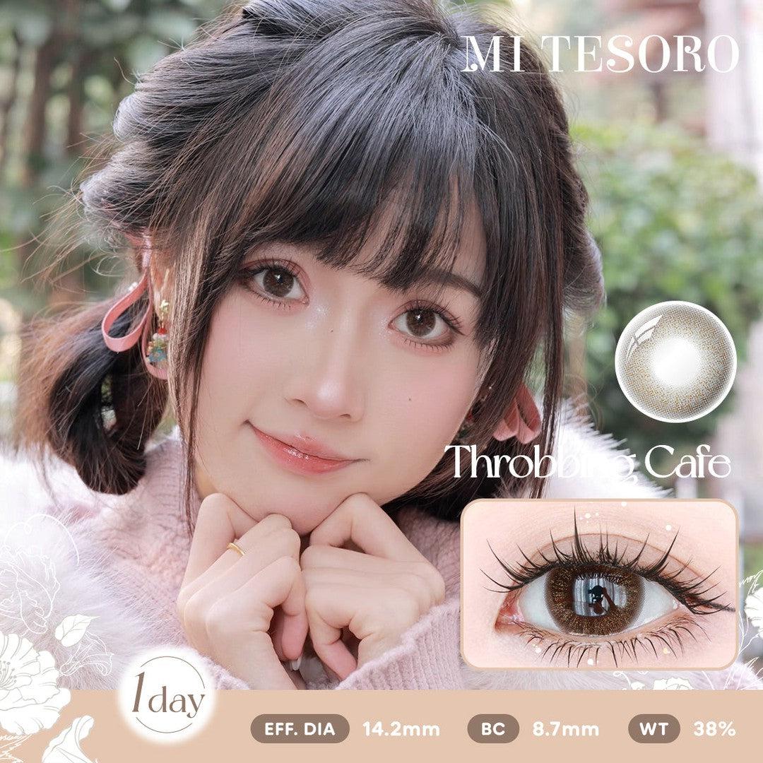 Throbbing Cafe-Mi Tesoro 1 Day Color Con 10pcs (Eff dia:14.2mm)