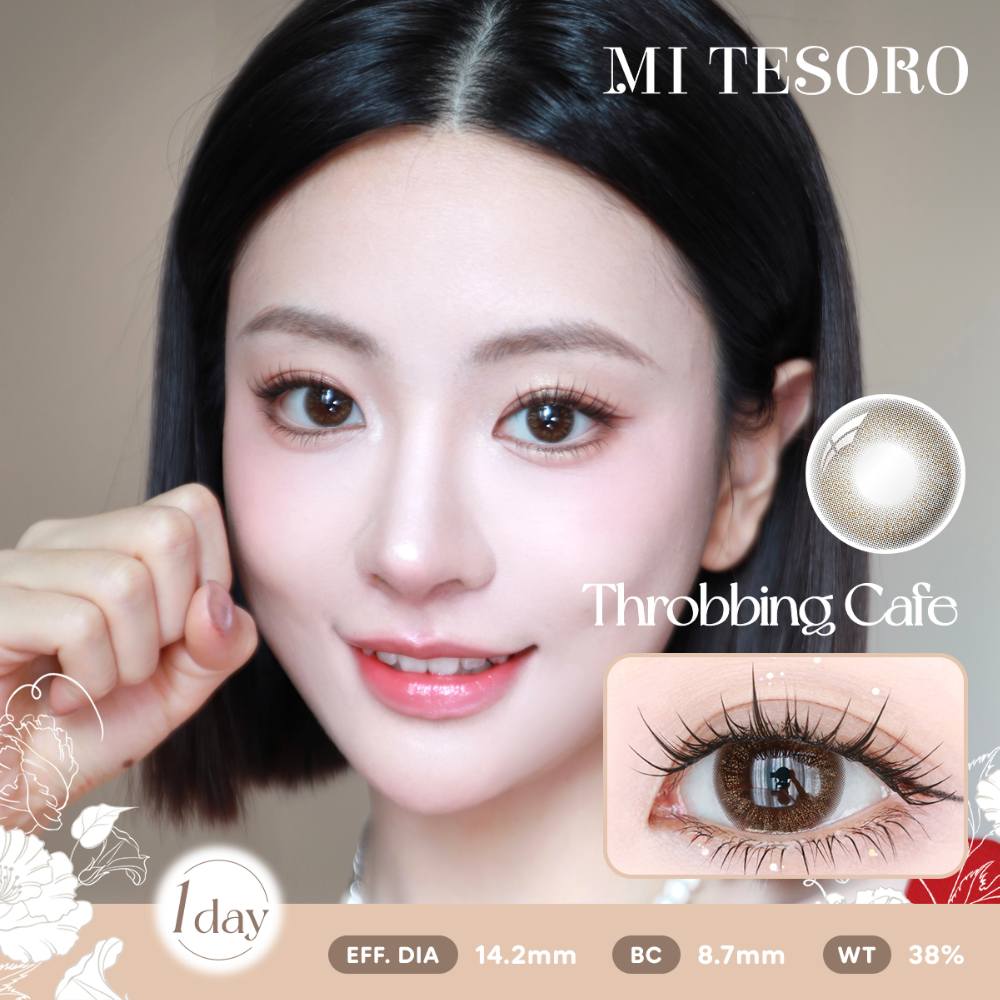Throbbing Cafe-Mi Tesoro 1 Day Color Con 10pcs (Eff dia:14.2mm)
