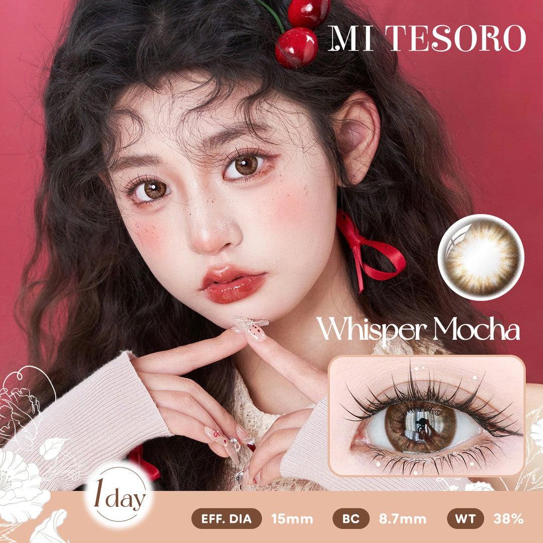 Whisper Mocha-Mi Tesoro 1 Day Color Con 10pcs (Eff dia:15mm)