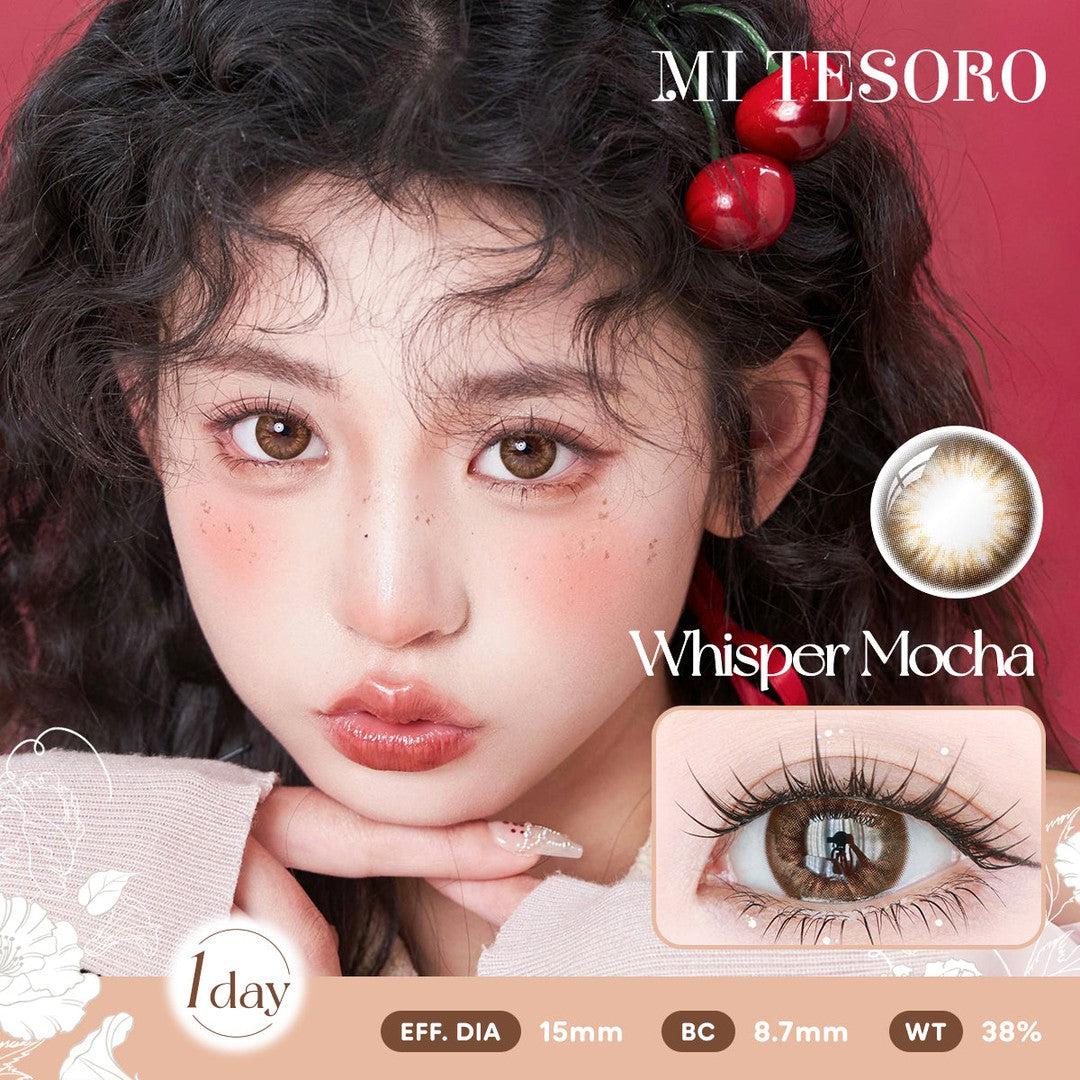 Whisper Mocha-Mi Tesoro 1 Day Color Con 10pcs (Eff dia:15mm)