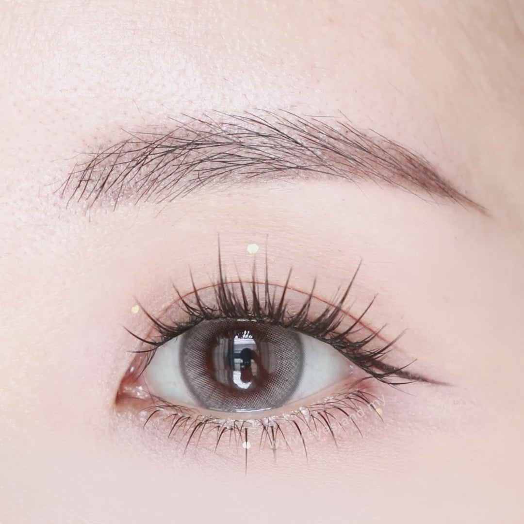 Milky Grey-Mi Tesoro Monthly Color Con 2pcs (Eff dia:14.5mm)