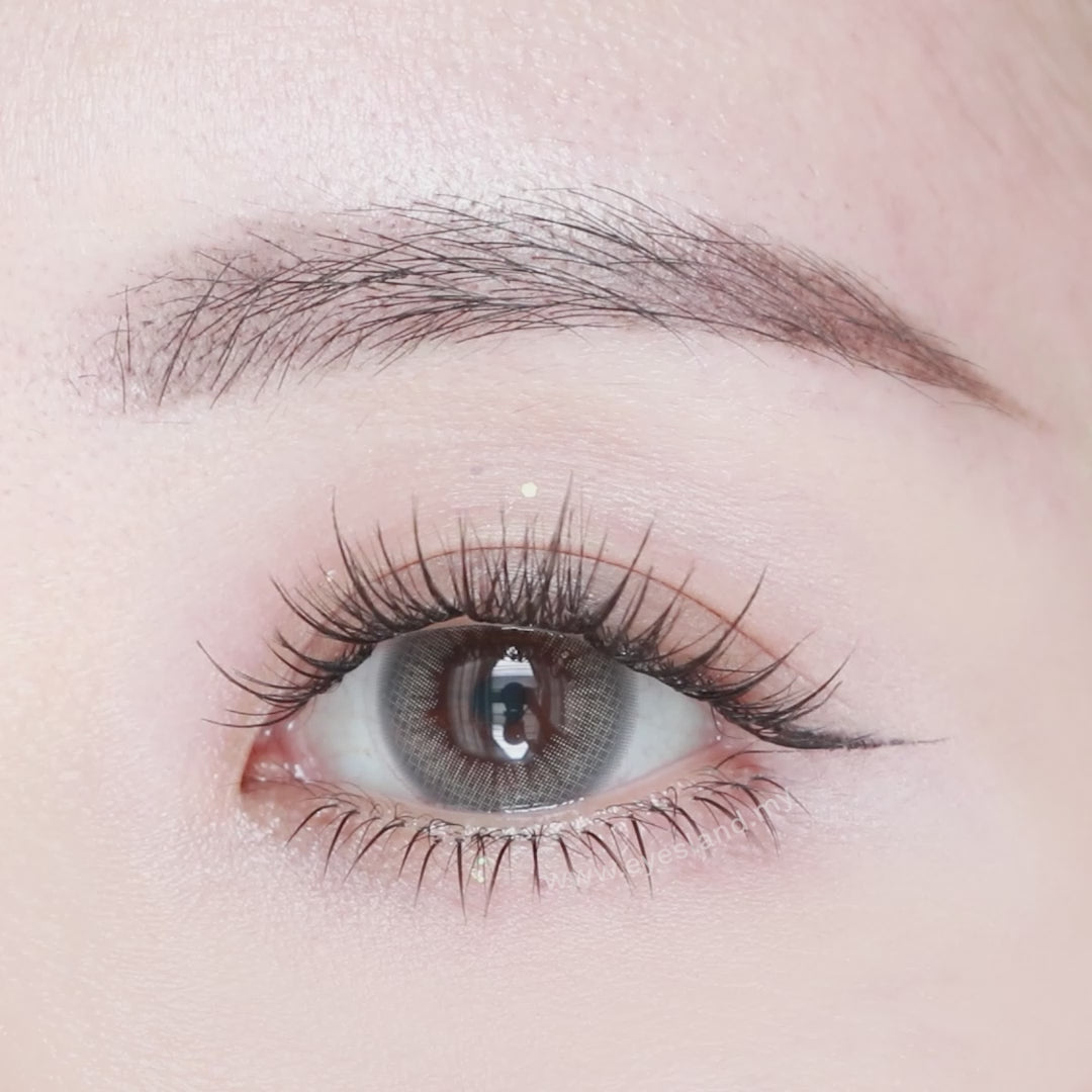 Mellow Grey-Mi Tesoro Monthly Color Con 2pcs (Eff dia:14.5mm)