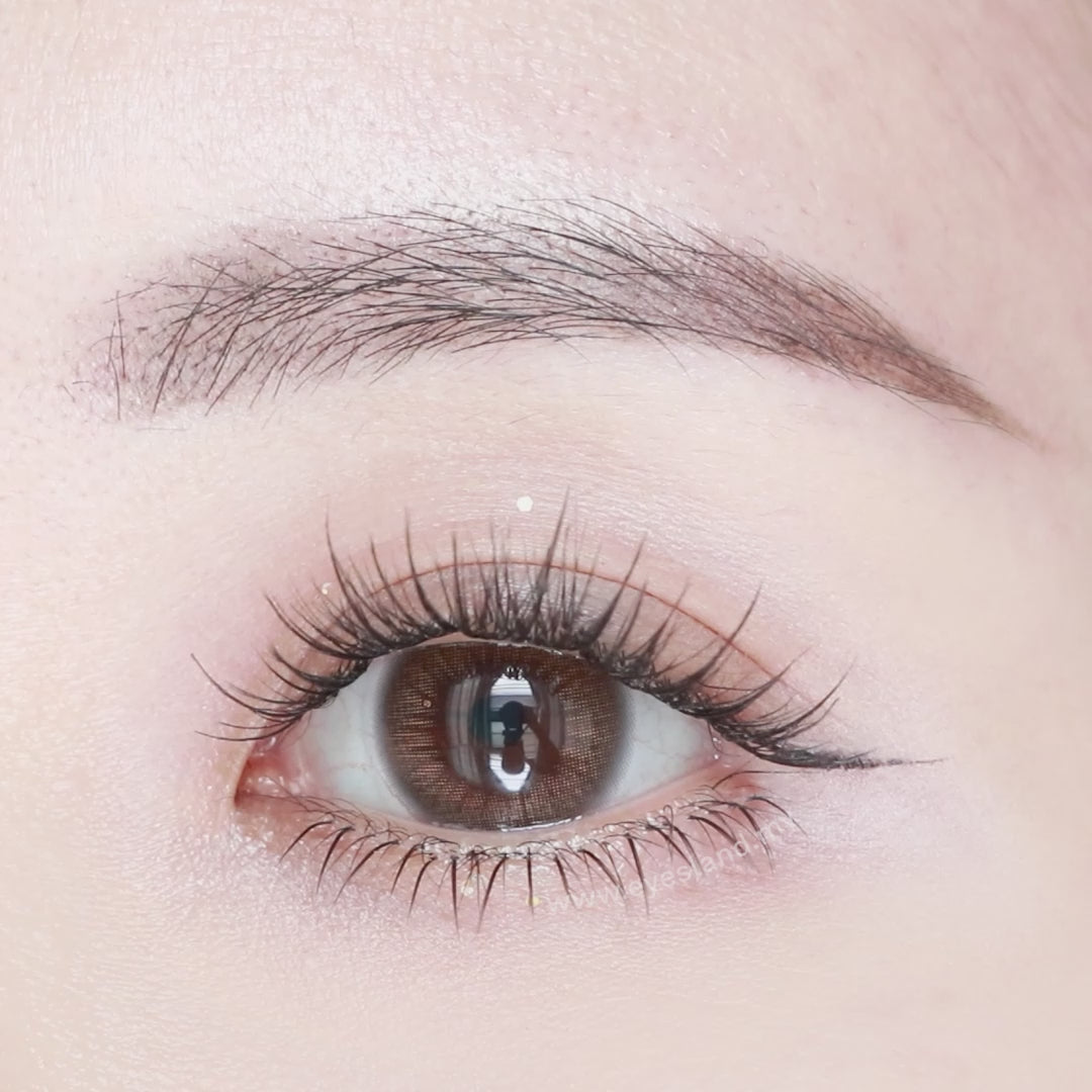 Mellow Brown-Mi Tesoro Monthly Color Con 2pcs (Eff dia:14.5mm)